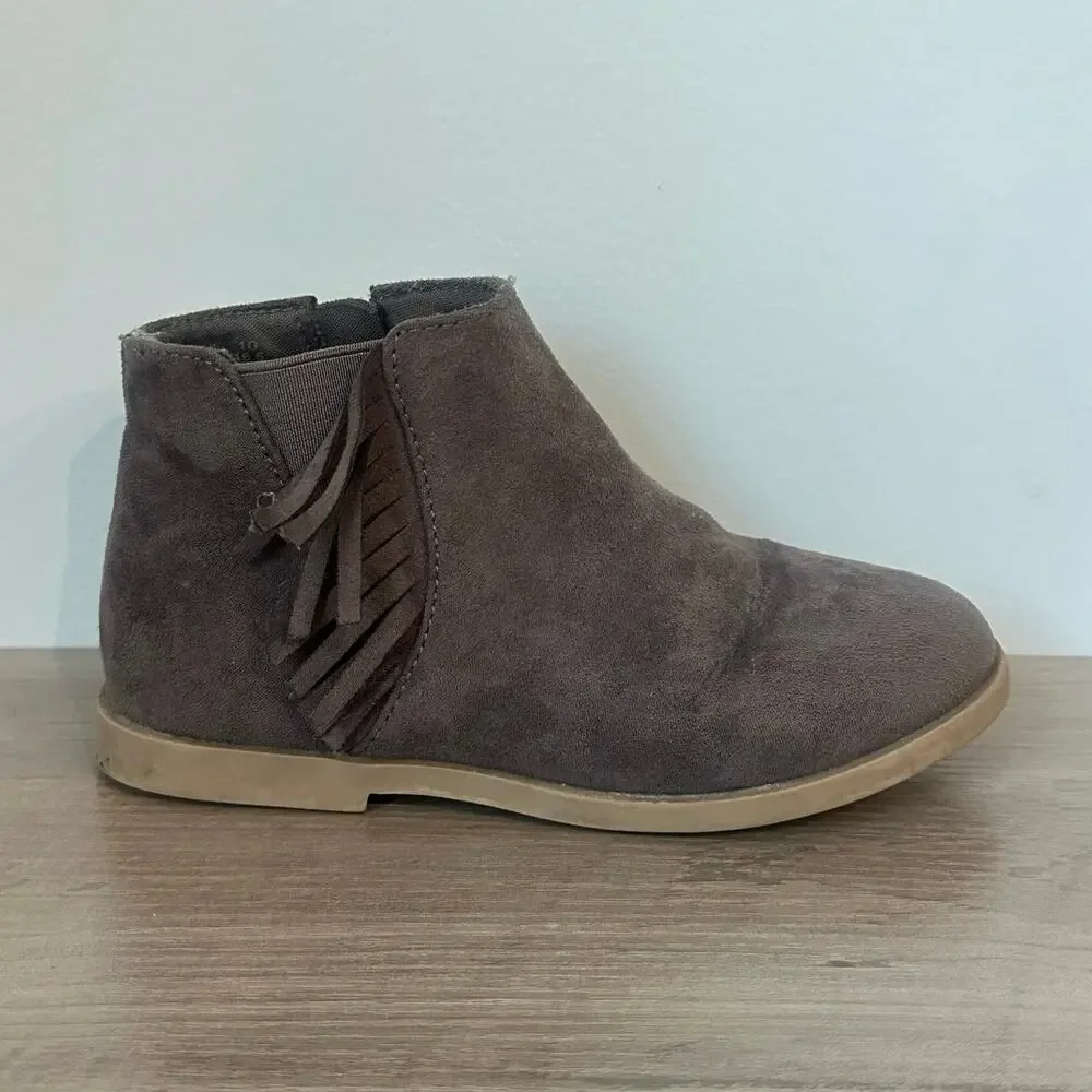 Old Navy Grey Ankle Boots - Size 10